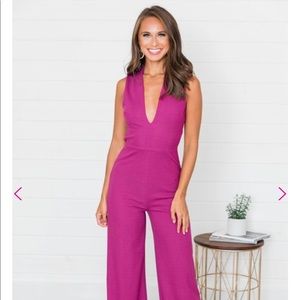 Pink Jumpsuit, size Medium